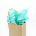Unique Industries Tissue Gift Wraps, 20'' X 26'',10 Pcs, Teal Green