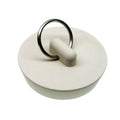 DANCO Drain-Protecing, Stain-Proof, Carded Rubber Drain Stopper, White, 1-5/8-Inch, 1-Pack (80228)