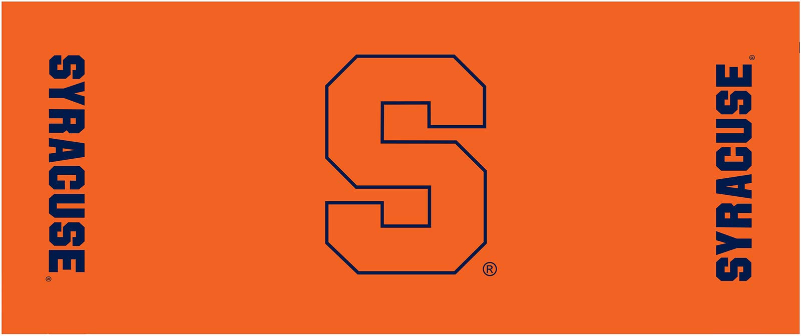 Collegiate Kwik-Covers Rectangle Plastic Table Covers, Bundle Of 2 (Syracuse University, 8')