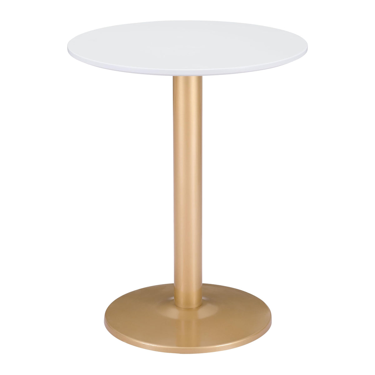 Alto Bistro Table White & Gold