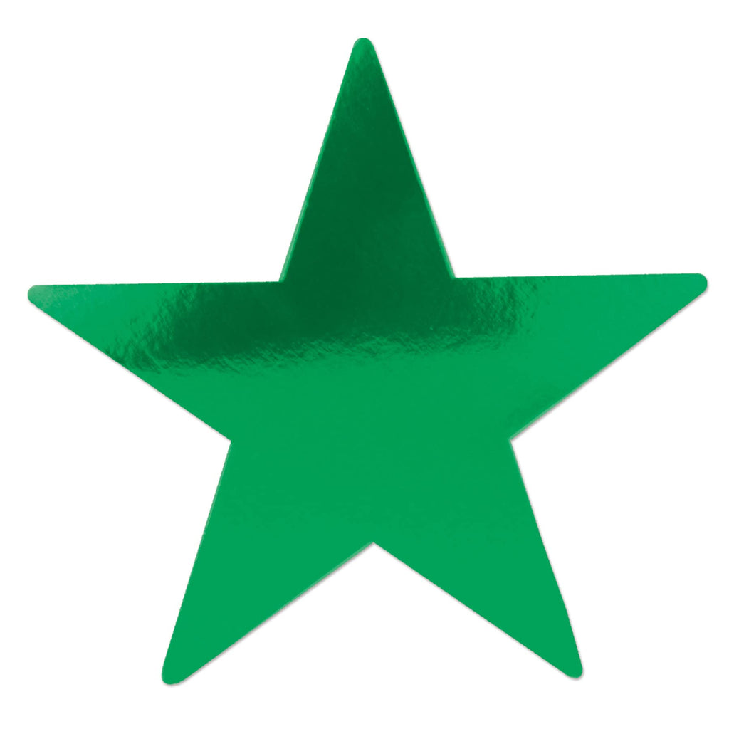 Beistle 24-Piece Foil Star Cutouts, 15-Inch