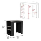 TUHOME Portree Kitchen Island Engineered Wood Kitchen Islands in Multi-Color