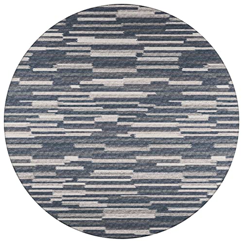 Sedona Sn8 Grey Transitional Rug Round 8' X 8'