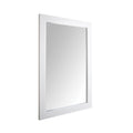 Amazon Basics Rectangular Wall Mount Mirror 24 x 36, Wide Trim, White