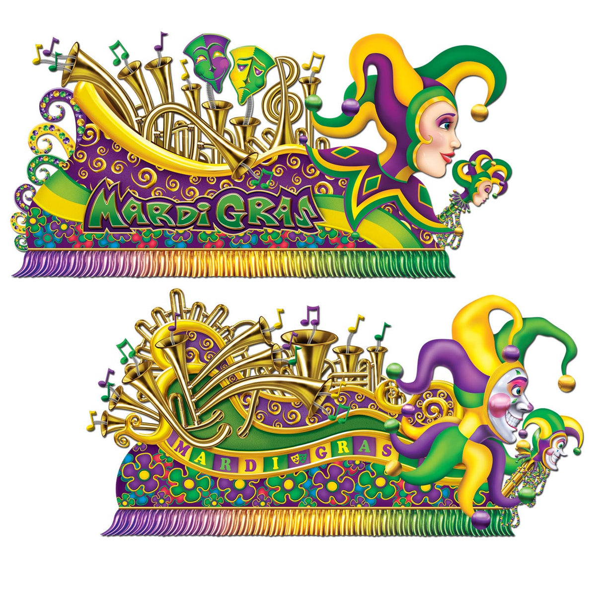 Mardi Gras Float Props (Pack Of 12)