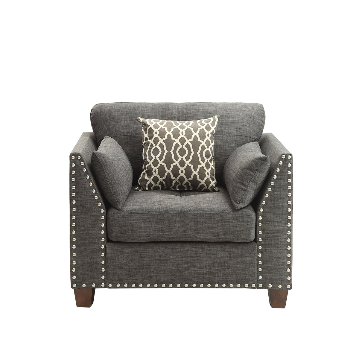 Ergode Chair (W/3 Pillows) Light Charcoal Linen
