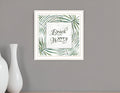 BEACH MORE WORRY LESS White Framed Print Wall Art