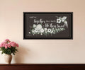 Together They Built Black Ridged Framed Print Wall Art