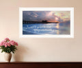 Rest of My Sunsets White Framed Print Wall Art