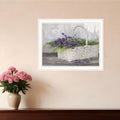 My Lavender White Framed Print Wall Art