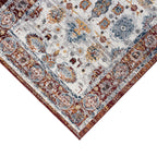 HomeRoots 531921 9 x 12 ft. Brown Floral Power Loom Rectangle Area Rug