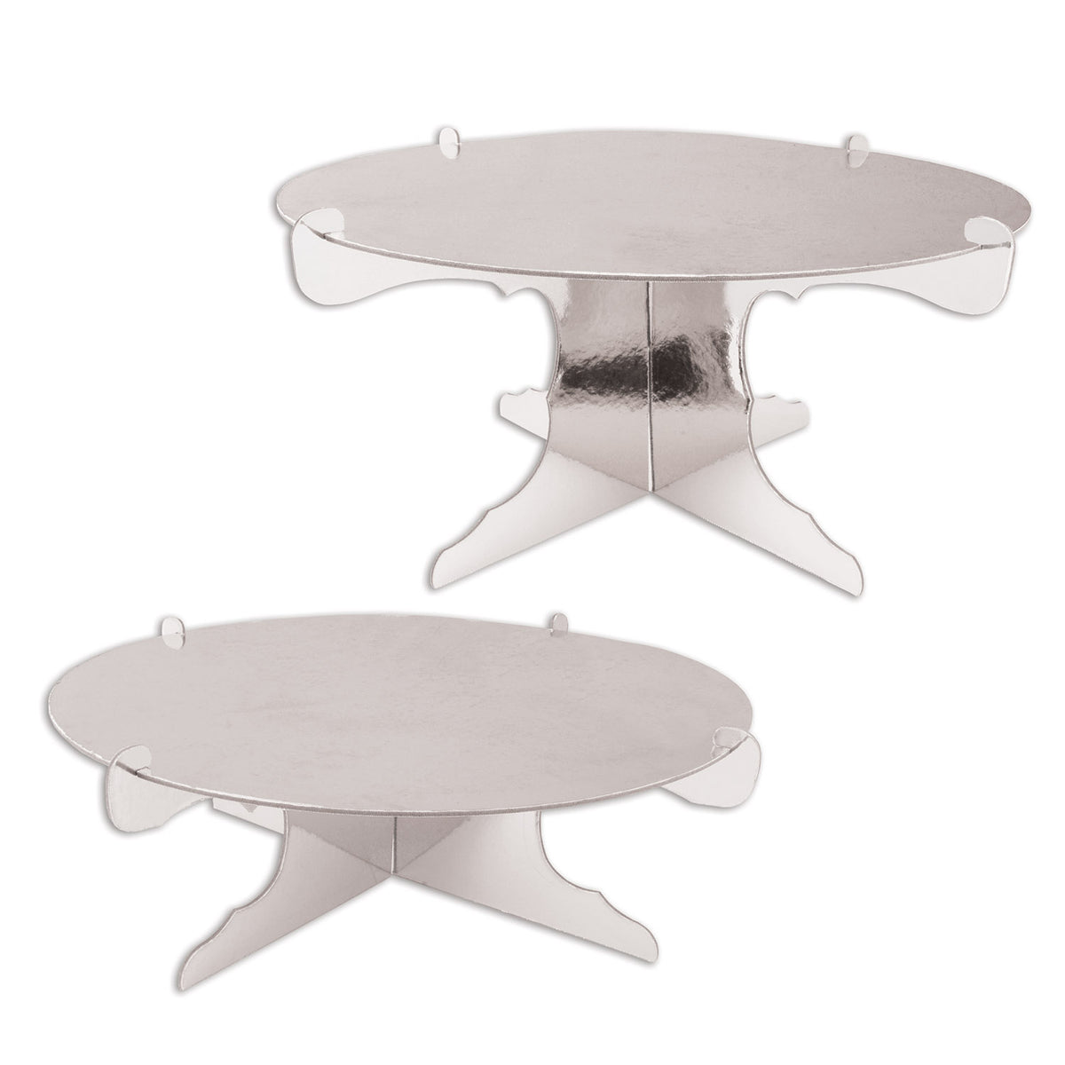 Metallic Cake Stands, (Pack Of 12)