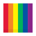 Rainbow Beverage Napkins ( Pack Of 12 )