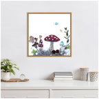 Mushroom No. 1 by Madeline Jeppesen Framed Canvas Wall Art Print