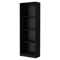 71 Black Four Tier Bookcase