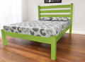 Lime Green Solid Wood Twin Bed Frame