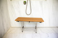 18 X 36 Brown Teak Rectangular Shower Bench
