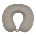 Bucky Jersey Stripe - Memory Foam Neck Pillow - Taupe Stripe