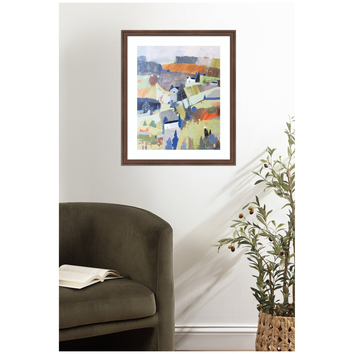 Framed Art Worlds View by Giuliana Lazzerini