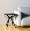 27 Black Heavy Duty Plastic Square End Table