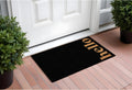 24 X 36 Black and Natural Coir Hello Outdoor Door Mat