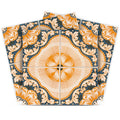12 X 12 Golden Deco Peel And Stick Removable Tiles