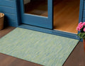 3 X 5 Blue And Green Indoor Outdoor Area Rug
