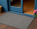 3 X 5 Charcoal And Ivory Indoor Outdoor Area Rug