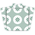 12 X 12 Light Sage And White Circle Flower Peel and Stick Removable Tiles