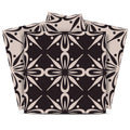 12 X 12 Gray and Black The Clover Peel and Stick Removable Tiles