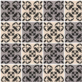 12 X 12 Light Grey and Cream Orchid Peel and Stick Removable Tiles