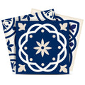 12 X 12 Midnight Blue and White Peel and Stick Removable Tiles