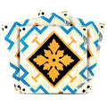 12 X 12 Gold Snowflake Peel and Stick Removable Tiles
