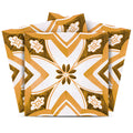 12 X 12 Brown and White Papaya Peel And Stick Removable Tiles