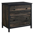 Foundry Road File Cabinet, Carbon Oak finish