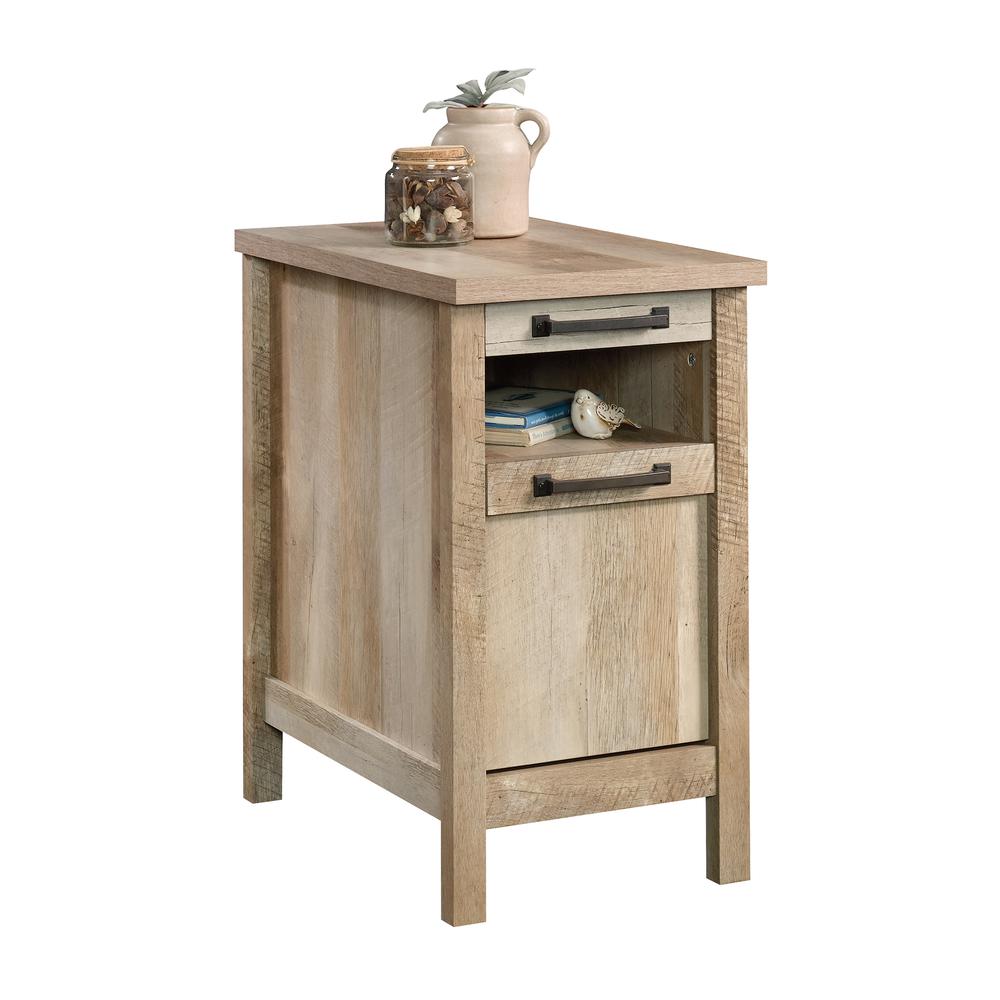 Cannery Bridge Chair Side Table, Lintel Oak finish