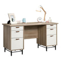 Anda Norr Executive Desk, Sky Oak finish