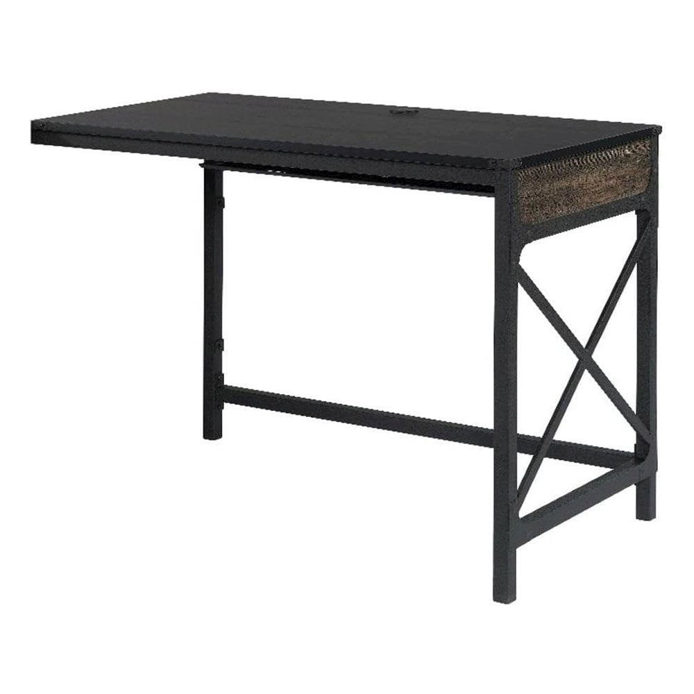 Foundry Road Desk Return, Carbon Oak finish