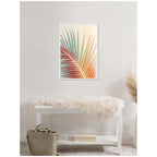 Sylvie Spring Palm Framed Canvas by Alicia Bock