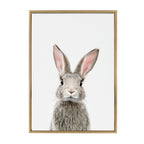 Sylvie Young Rabbit Framed Canvas by Amy Peterson Art Studio