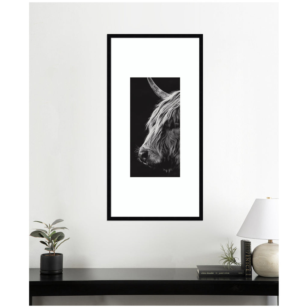 Scottish Highland by Crystal Lynn Collins Framed Wall Art Print
