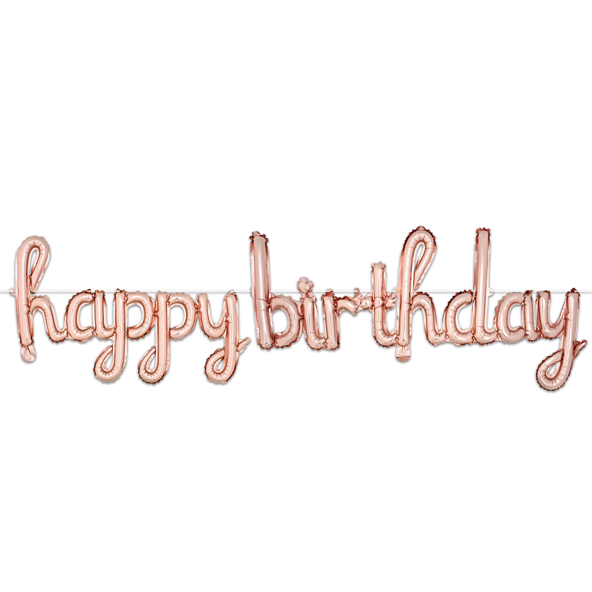 Script Happy Birthday Balloon Streamer