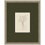 Floral Vase by Gabrielly Guedes Framed Wall Art Print