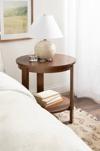 Foxford Round Wood Side Table