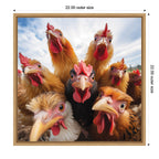 Funny Chicken Selfie by The Creative Bunch Studio