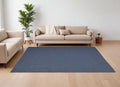 10' X 14' Blue Hand Woven Area Rug