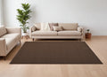 8' X 10' Brown Hand Woven Area Rug