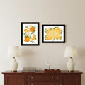 Set Of Two Take Me Where Summer Never Ends Black Framed Wall Art