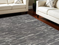 8' X 10' Gray Geometric Area Rug
