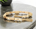 40'' Brown Wood Beads And Rope Decorative Tassel